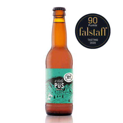 Tom & Harry Wüds Püs – Hopfiges Pils Bier prämiert mit 90 Falstaff Punkten.